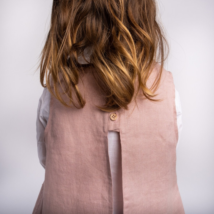 Kerstin children's apron (powder pink)