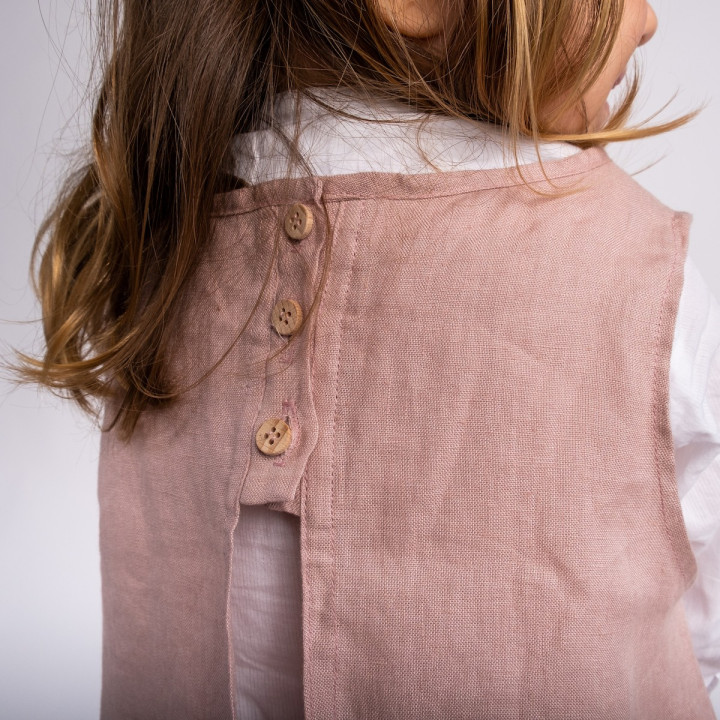 Kerstin children's apron (powder pink)