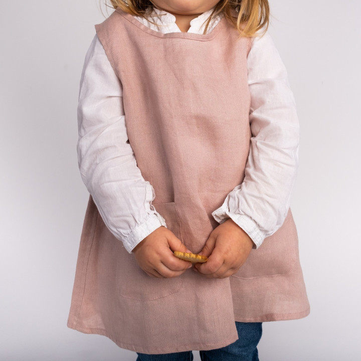 Kerstin children's apron (powder pink)