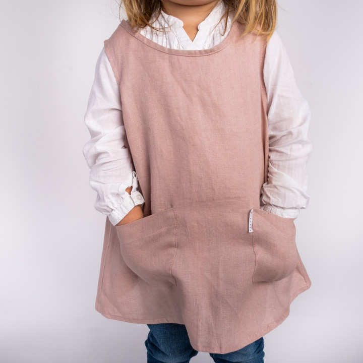 Kerstin children's apron (powder pink)