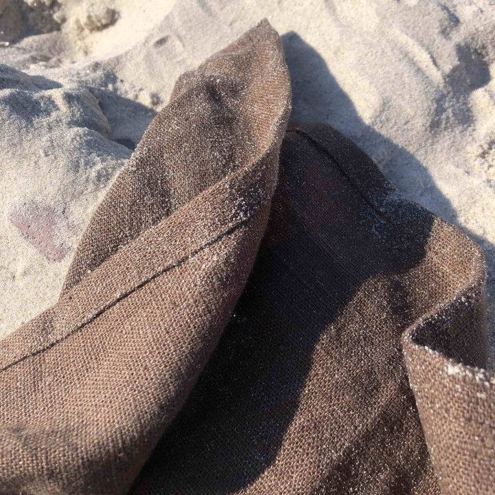 Linen beach towel