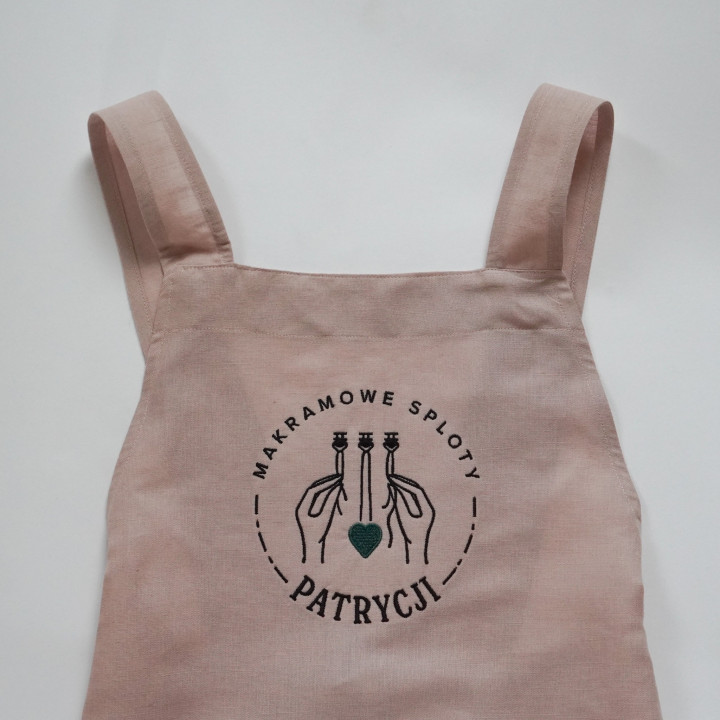 Apron with logo - Embroidered logo of your company