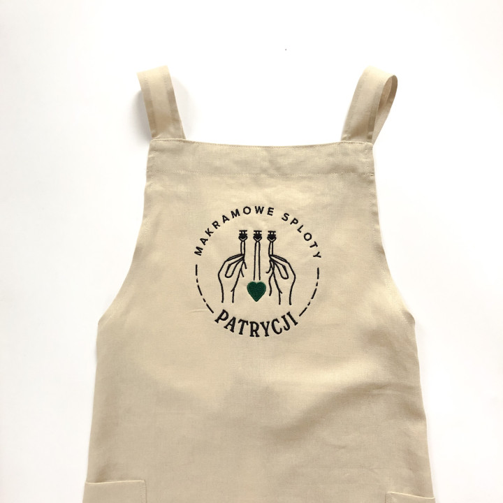 Apron with logo - Embroidered logo of your company