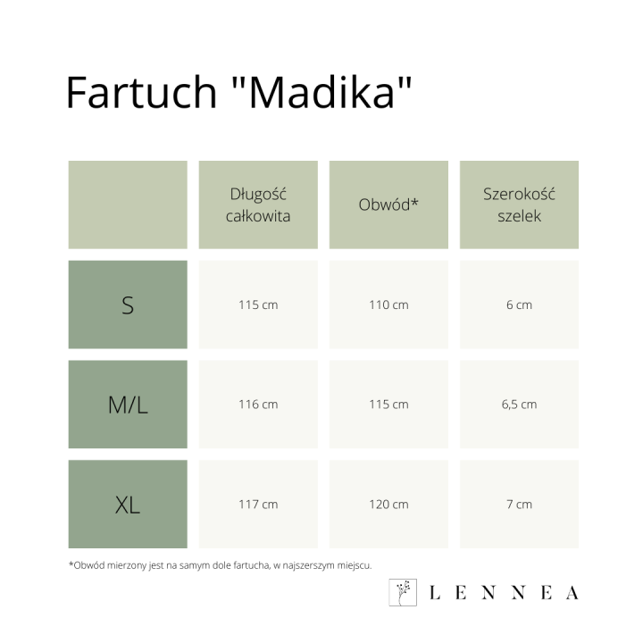 copy of Apron with logo (natural)