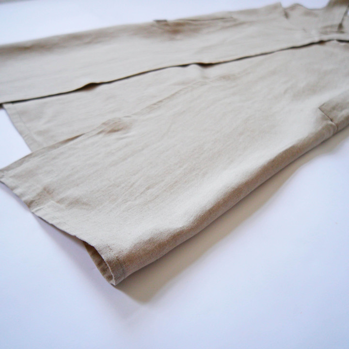 Apron with logo (natural)