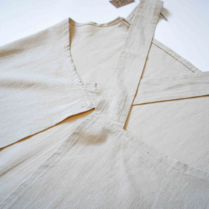 Apron with logo (natural)