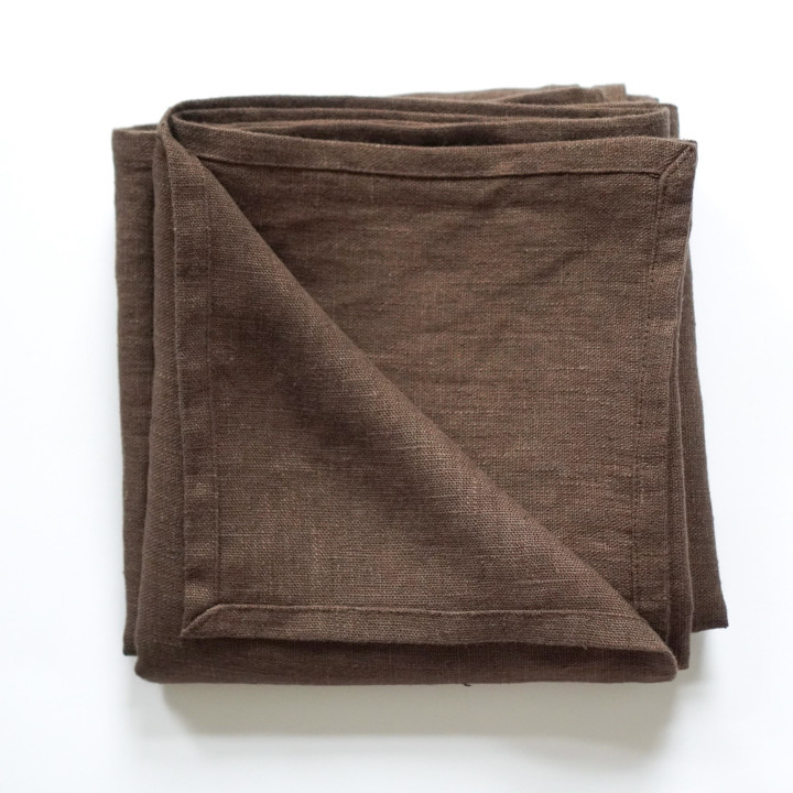 Linen beach towel