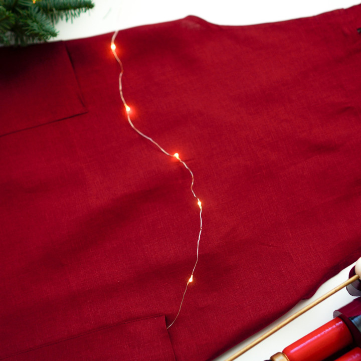 Madika Christmas apron | 100% linen