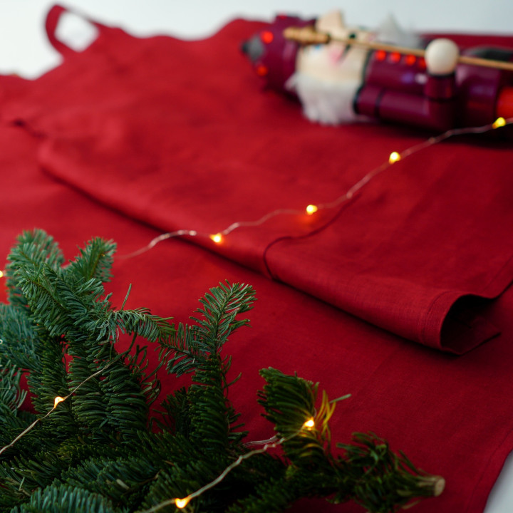 Madika Christmas apron | 100% linen