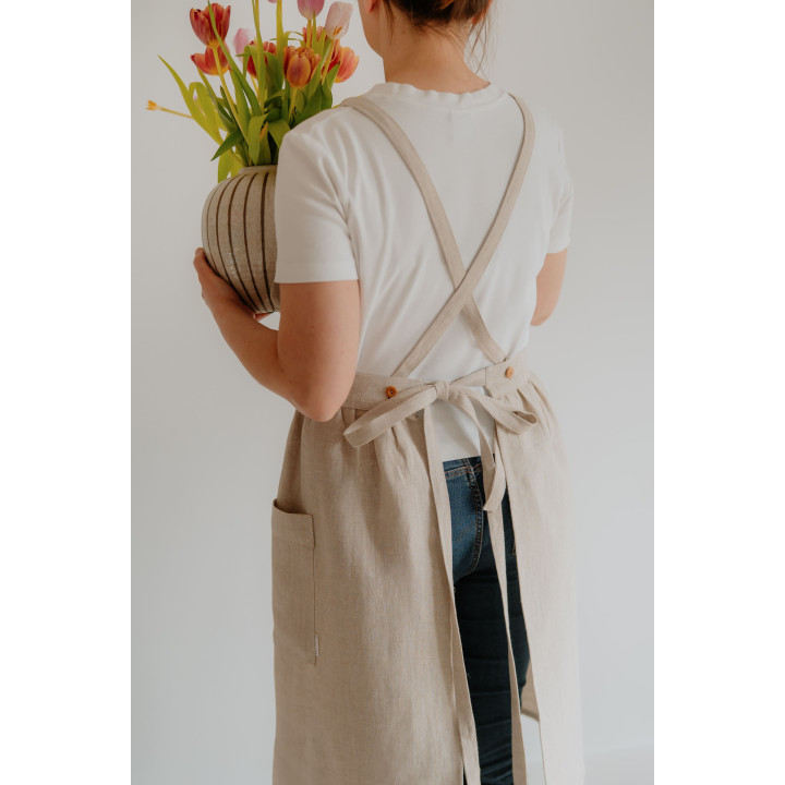 French apron (natural)