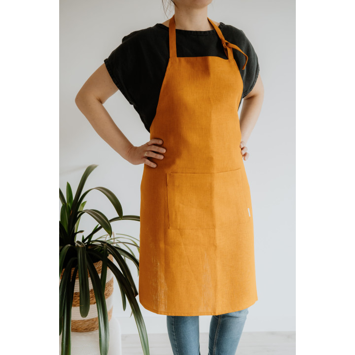 Classic orange apron