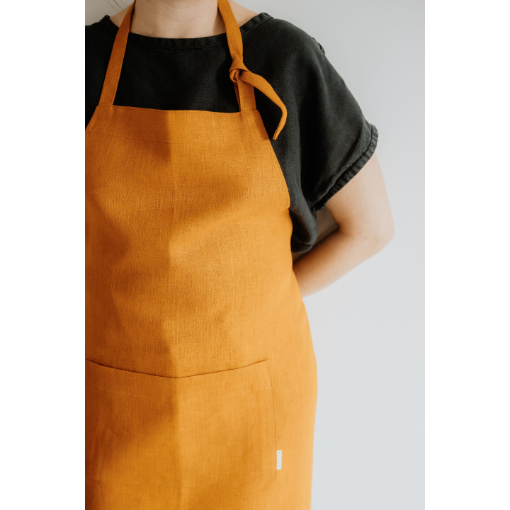 Classic orange apron