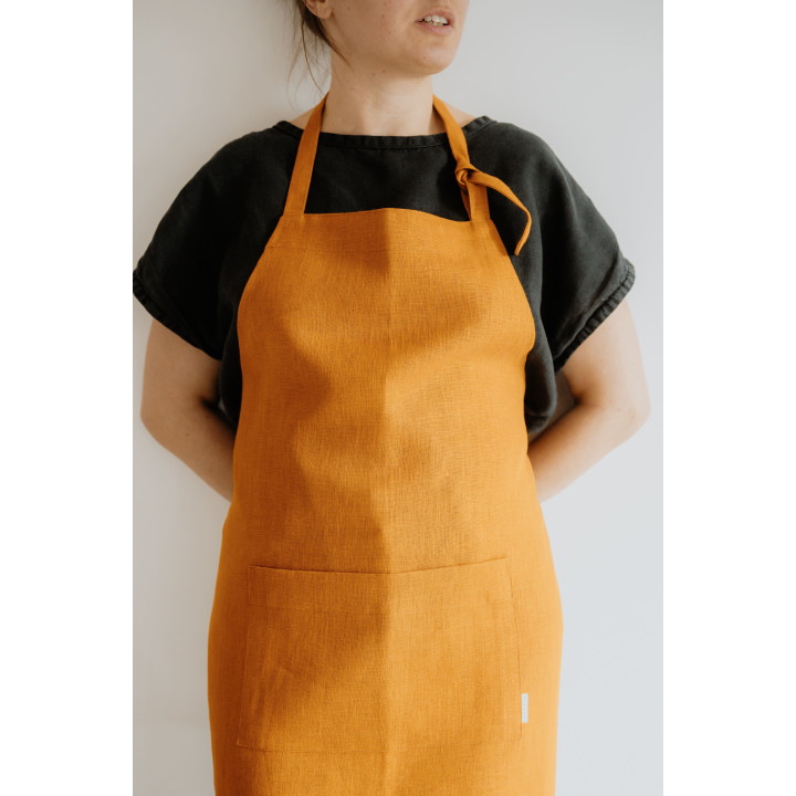 Classic orange apron