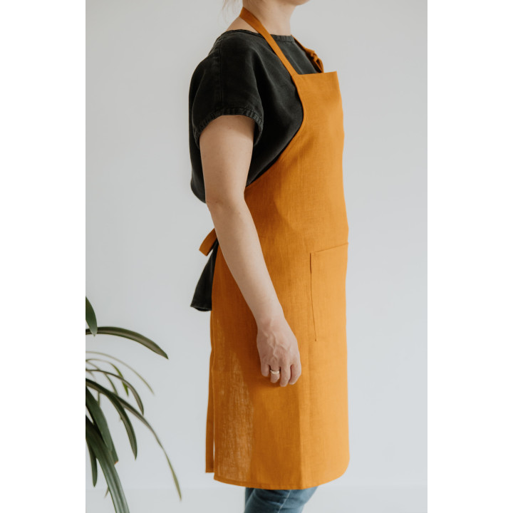 Classic orange apron