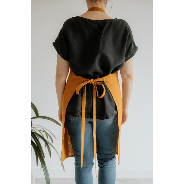 Classic orange apron