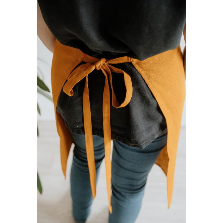 Classic orange apron