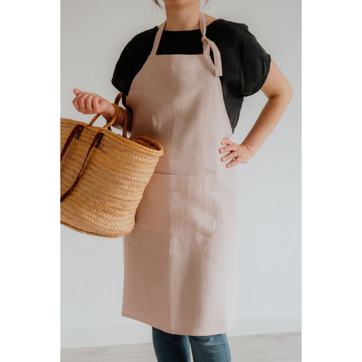 Classic powder pink apron