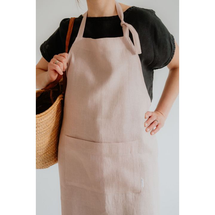 Classic powder pink apron