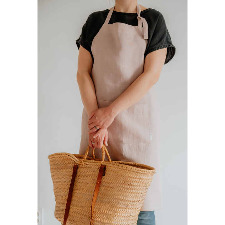 Classic powder pink apron