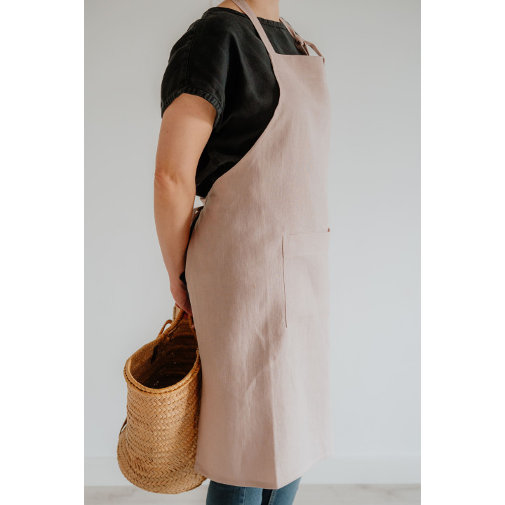 Classic powder pink apron