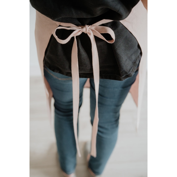Classic powder pink apron