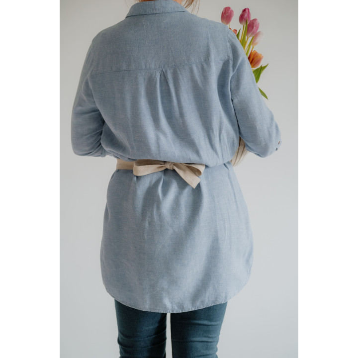 Lniana zapaska ogrodnicza