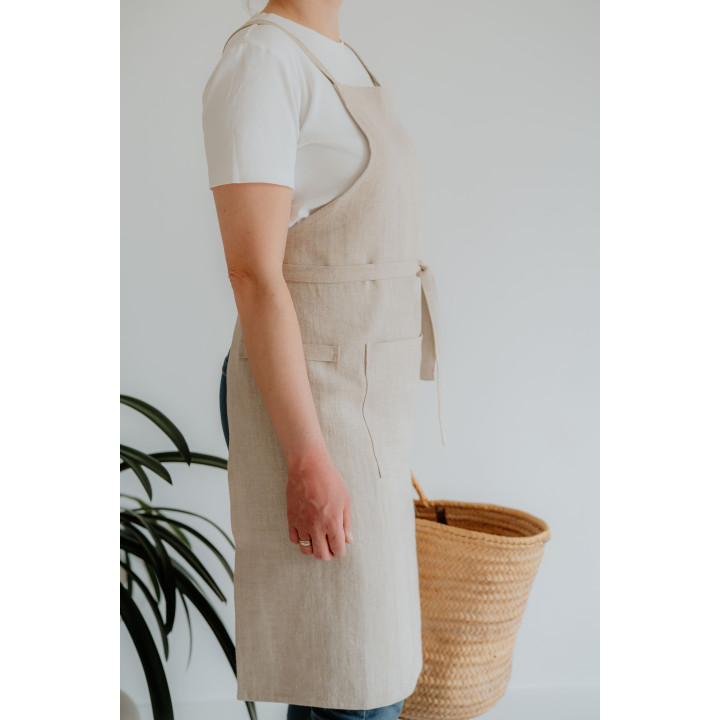 Fartuch baristy naturalny