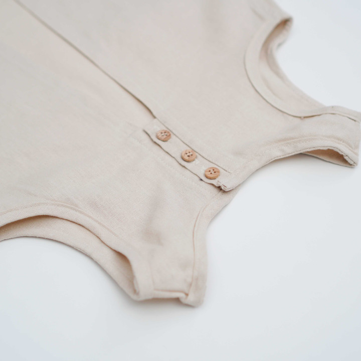 Kerstin children's linen apron - tied