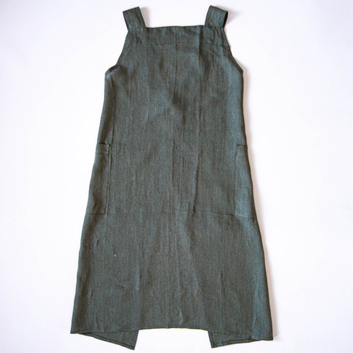 Floral apron - with your logo - embroidery - lennea.pl