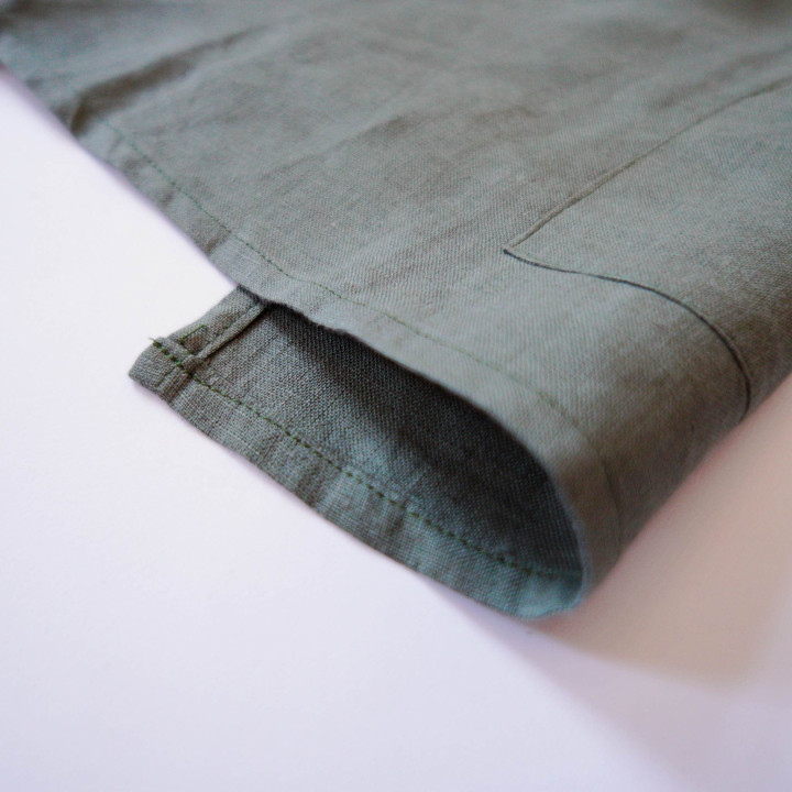 Floral apron - with your logo - embroidery - lennea.pl