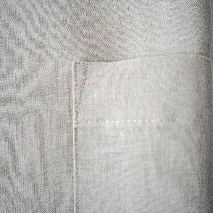 Apron ronja natural for kitchen-by Lennea