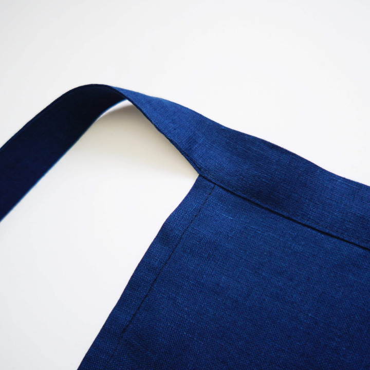 Apron for a waiter - Indigo color