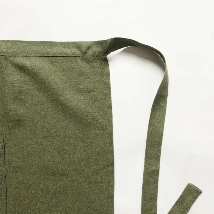 Olive apron - a perfect addition to your kitchen