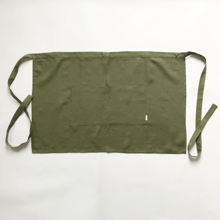 Olive apron - a perfect addition to your kitchen