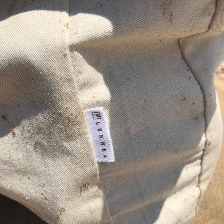 Agda cotton bag (natural) - shoulder