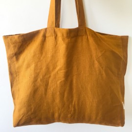 Agda linen bag (cinnamon)