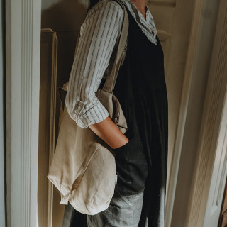 Ida linen bag (natural) - shopper