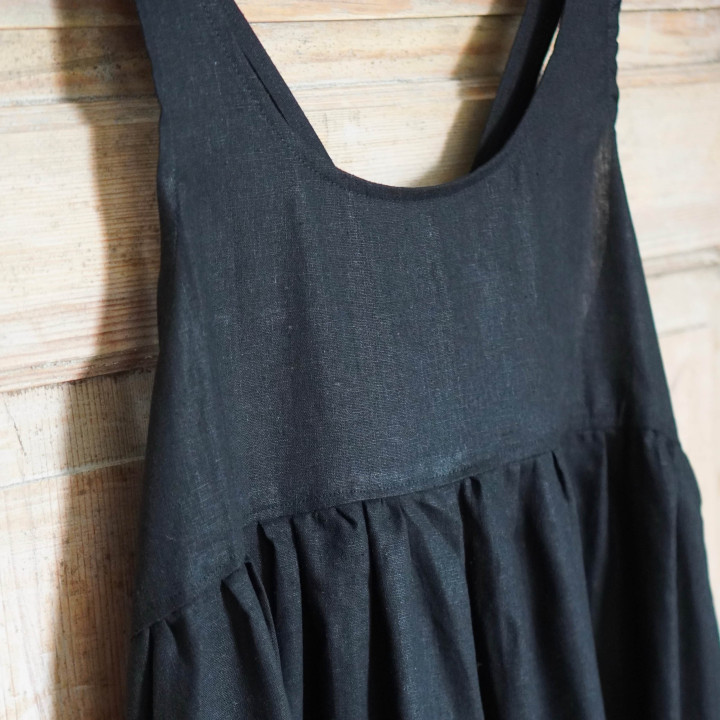 Mia dress apron - 100% linen