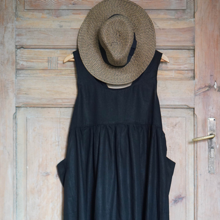 Mia dress apron - 100% linen