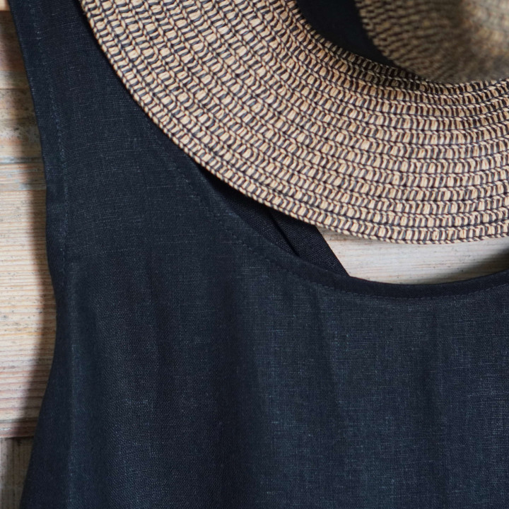 Mia dress apron - 100% linen