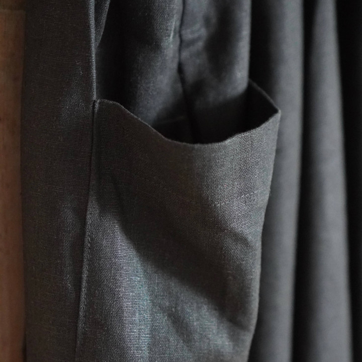 Mia dress apron - 100% linen