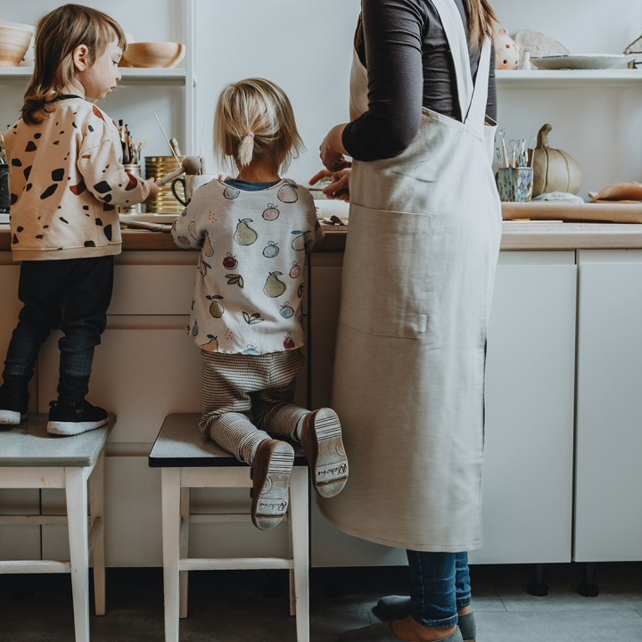Madika Japanese apron (natural)