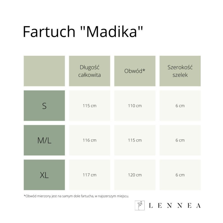 Madika Japanese apron (powder pink)