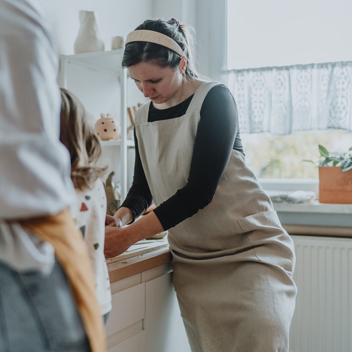 Apron with logo - Embroidered logo of your company