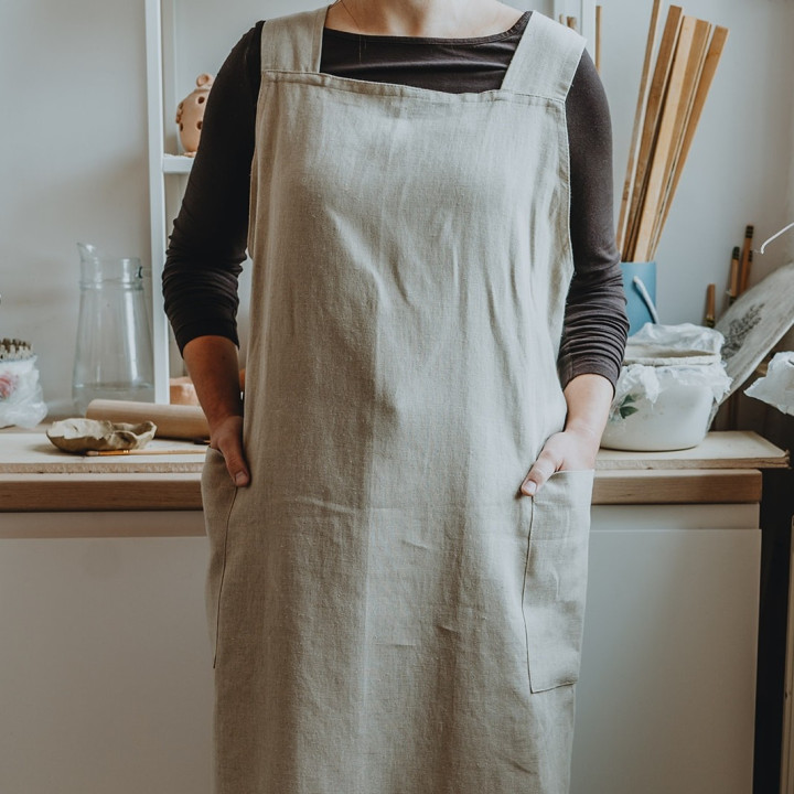 Apron with logo - Embroidered logo of your company